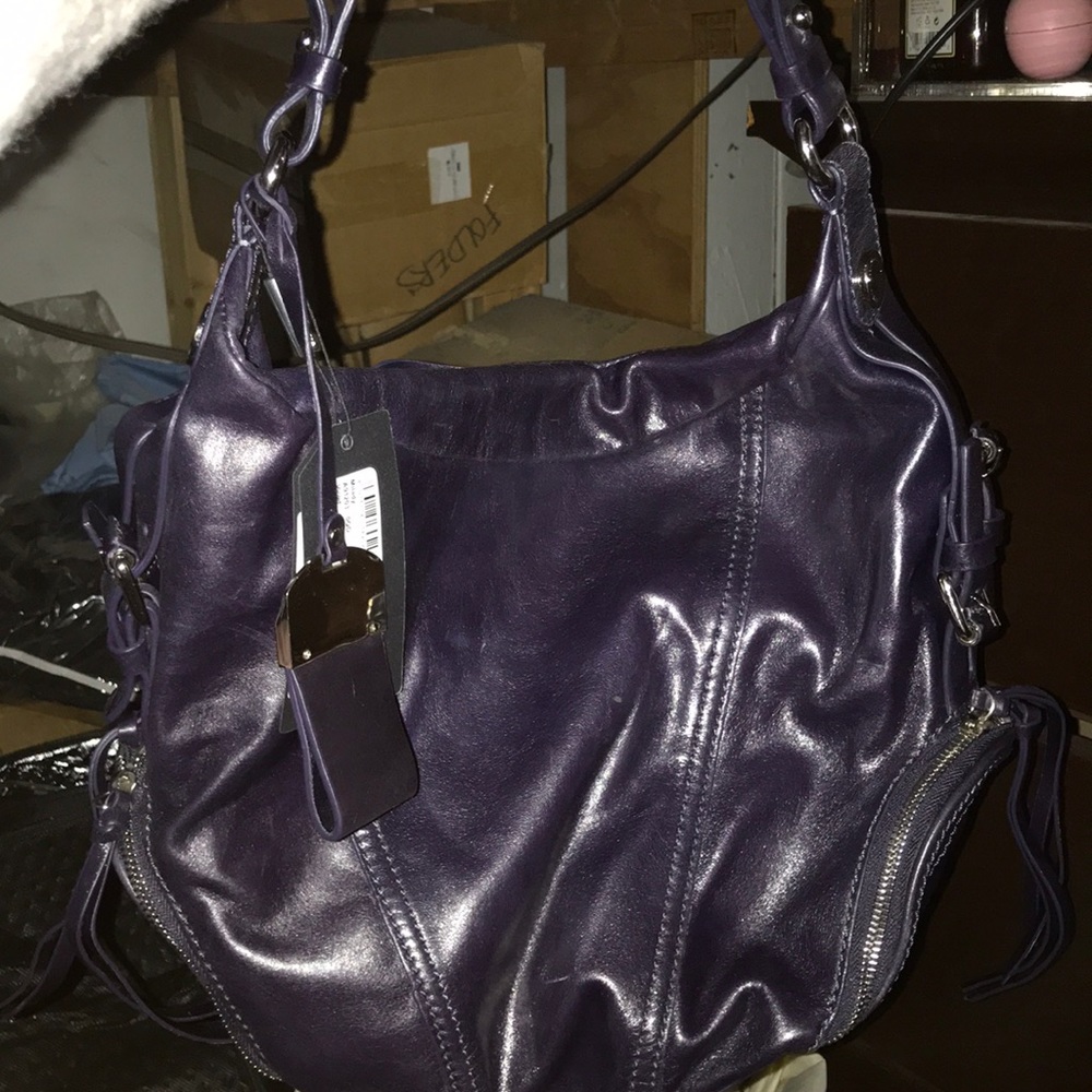 Milady violet hand bag