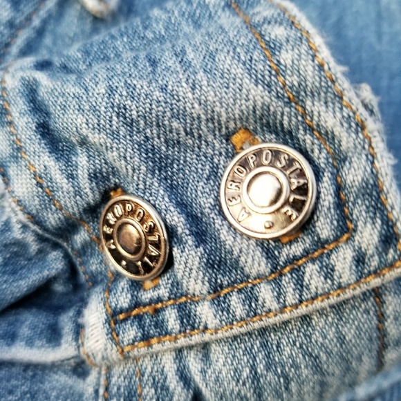 Aeropostale denim jean shirt - Picture 5 of 6
