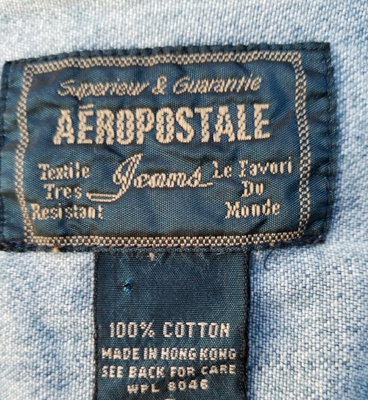 Aeropostale denim jean shirt - Picture 6 of 6