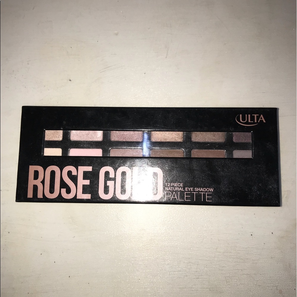 ULTA Rose Gold Eyeshadow Palette! + Brush!