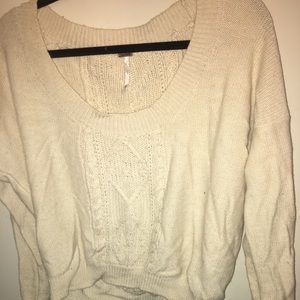 Free people crop sweater