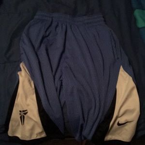 Blue mike Kobe Bryant basketball shorts