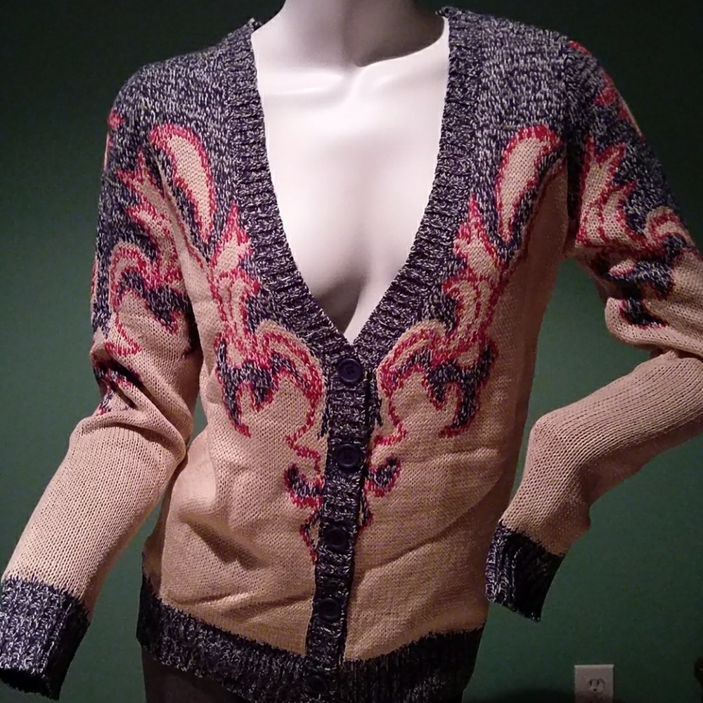 Multi colored sweater