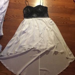 Black and white dress