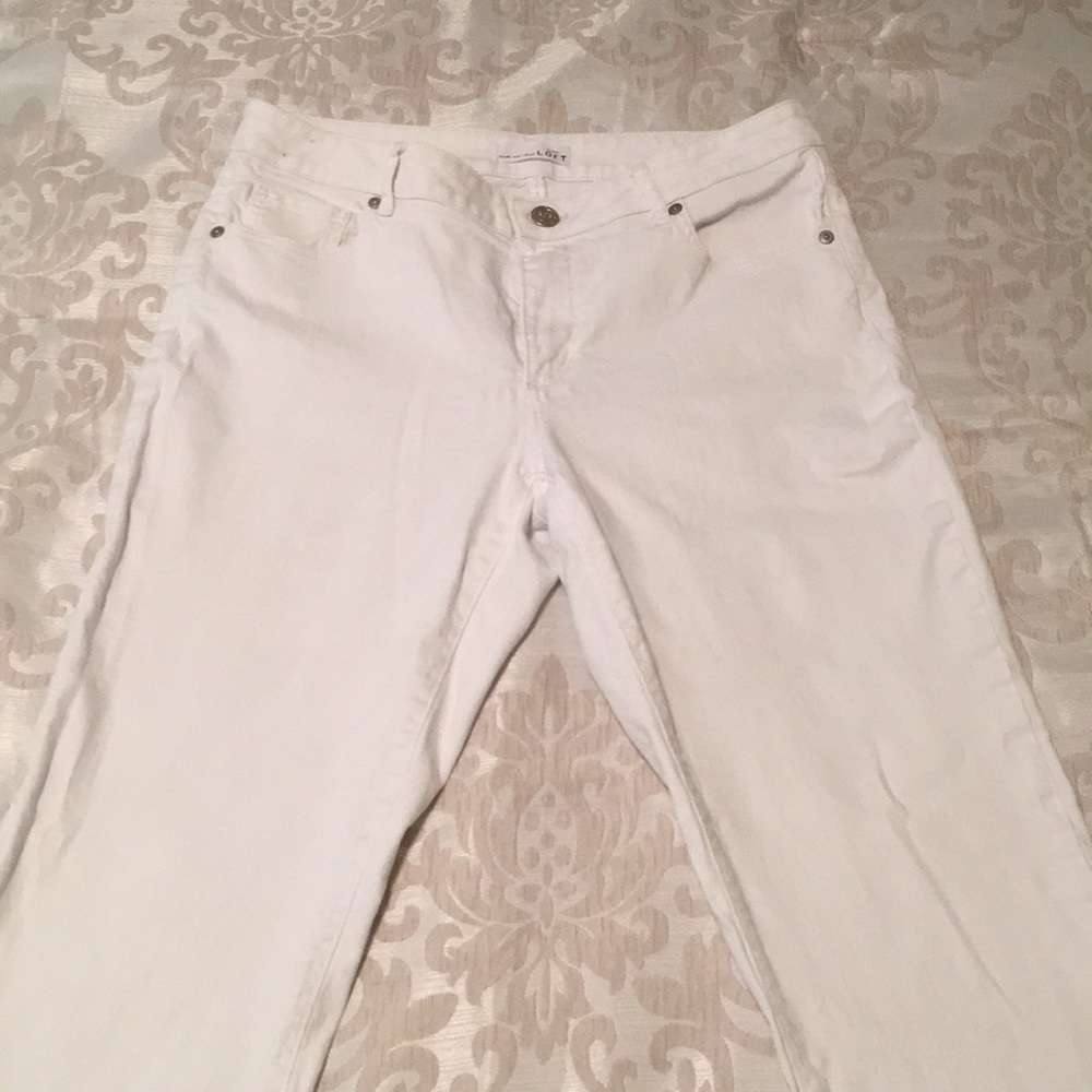 LOFT White Jeans