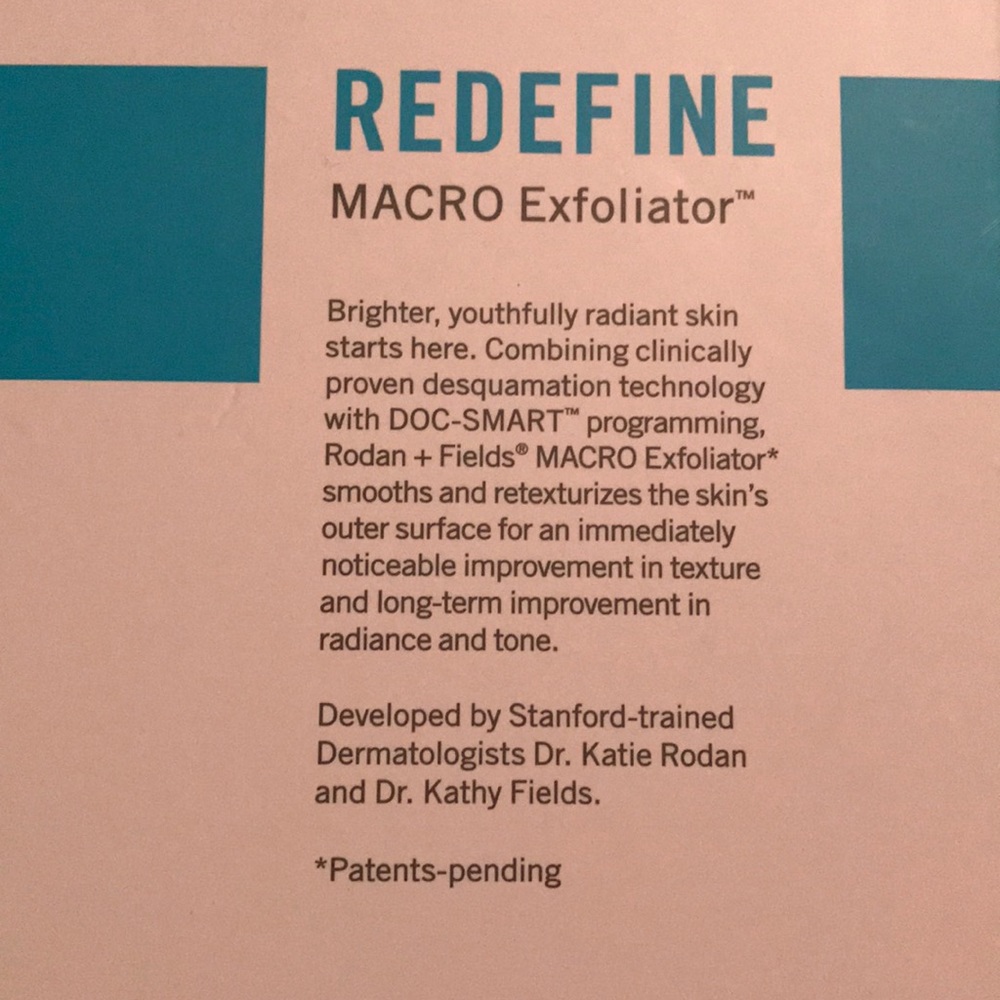 PRICE REDUCTION! Rodan and Fields Macro Exfoliator