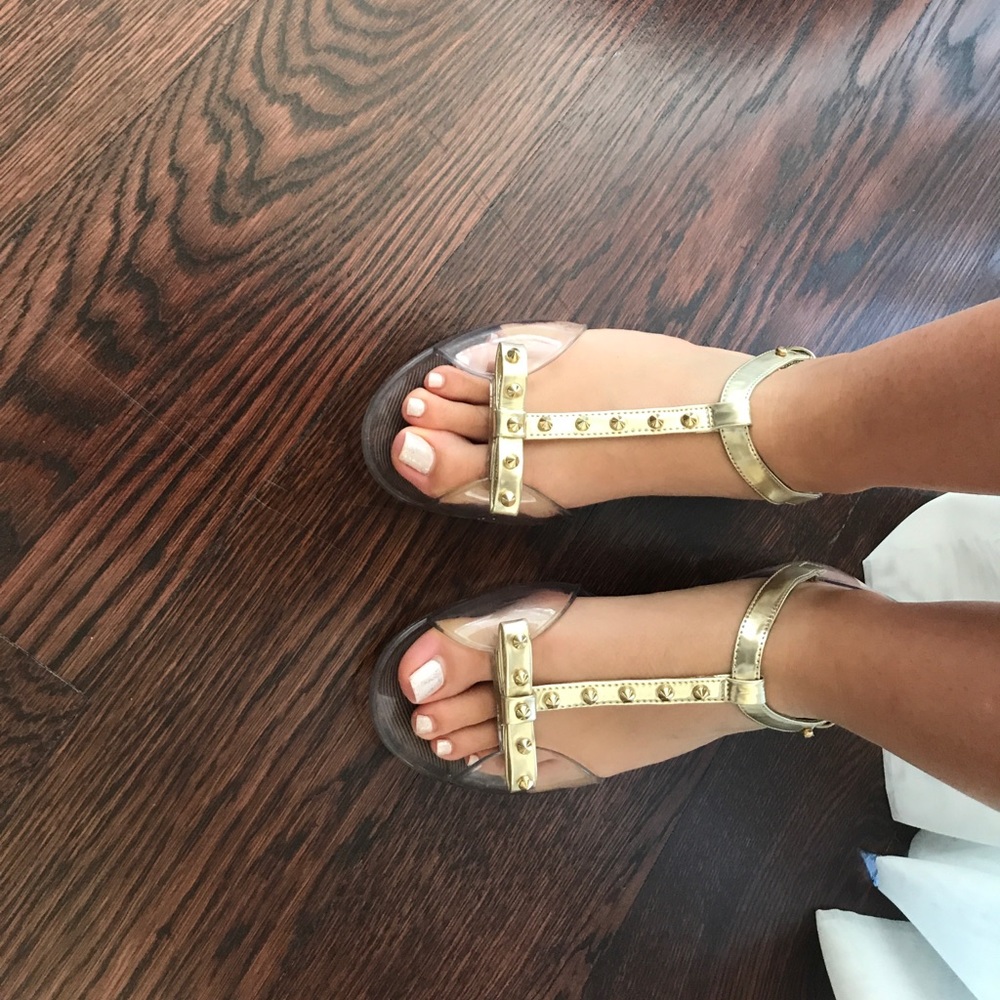Stuart weitzman jelly sandals