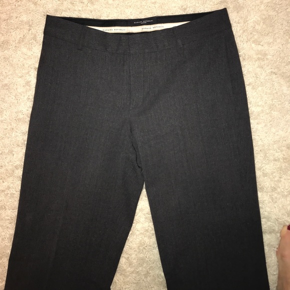 Gray Banana Republic Martin Pant with Stretch - Picture 5 of 7