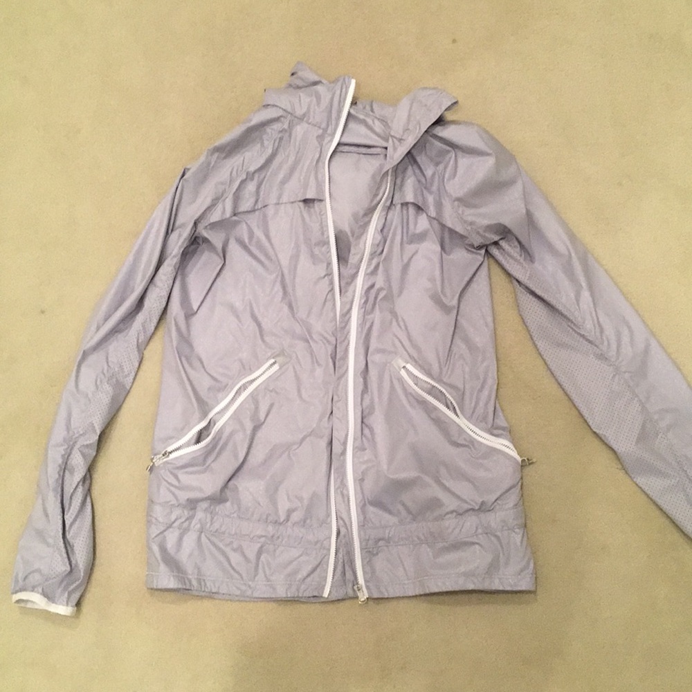 Light grey lightweight lululemon jacket size 4