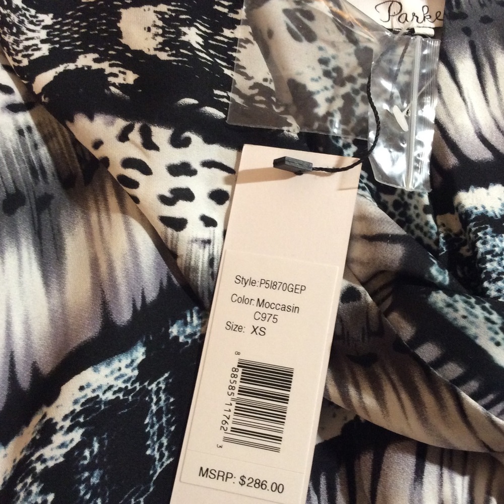 LOWEST! Parker 100% silk Lila dress, XS, NWT - Picture 4 of 4