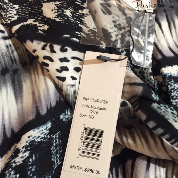 LOWEST! Parker 100% silk Lila dress, XS, NWT - Picture 4 of 4