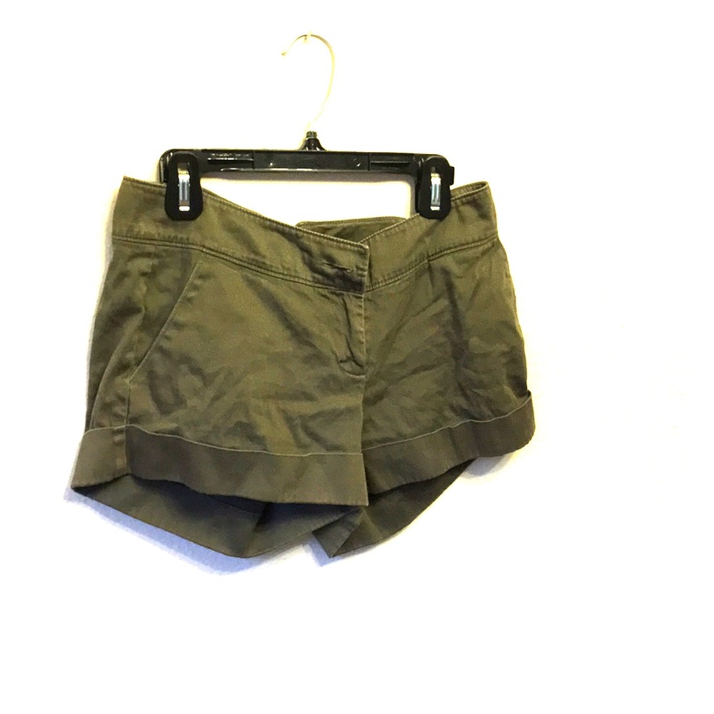 Olive green shorts