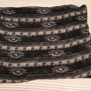 Black infinity scarf