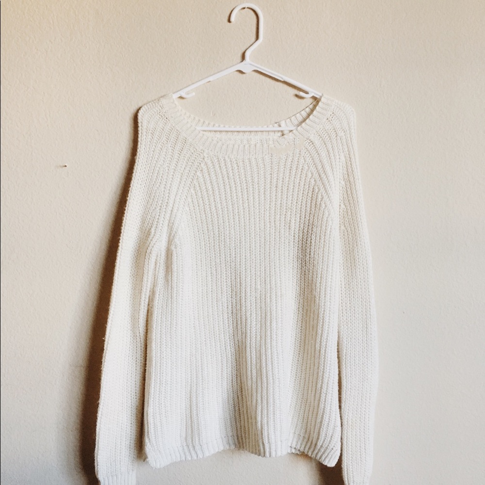 Cream Winter Sweater