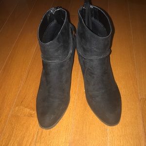 Suede ankle boots