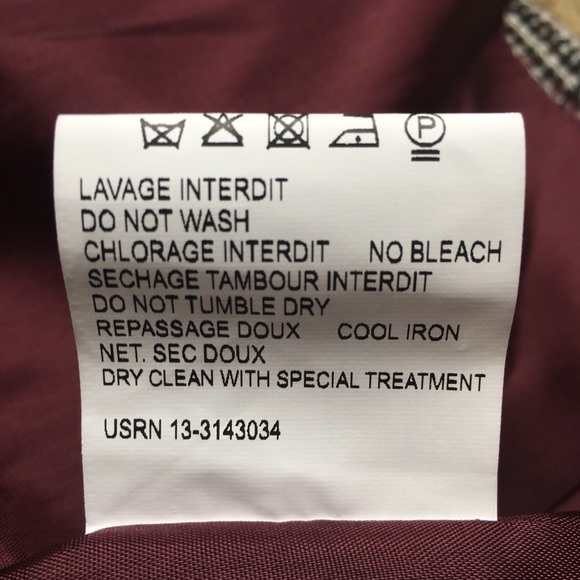 CARVEN Prince Of Wales Plaid Mini Skirt, Sz 4 - Picture 6 of 6