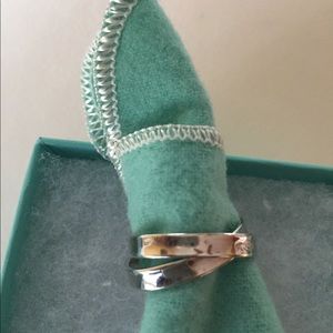Tiffany silver rolling rings