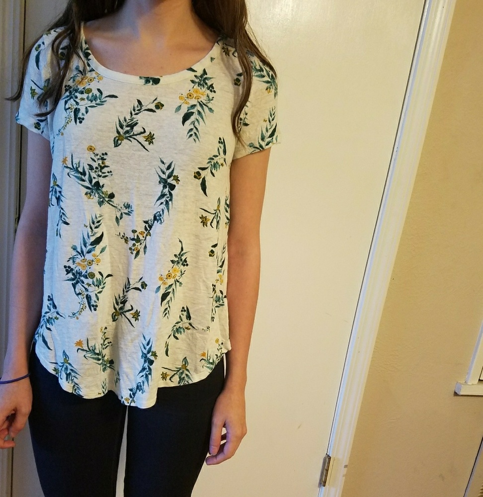 Lucky Brand Floral Tee XS