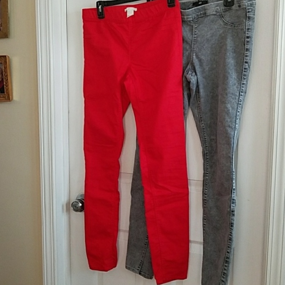 Set of 2 H&M Tregging Jegging Pants Size 8