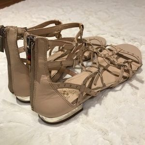 Vince Camuto beige strappy sandals size 8.5