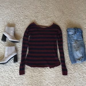 Bethany Mota / Aeropostale striped sweater
