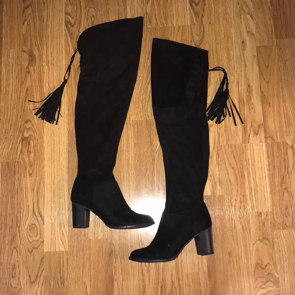 Black Over the Knee Boots