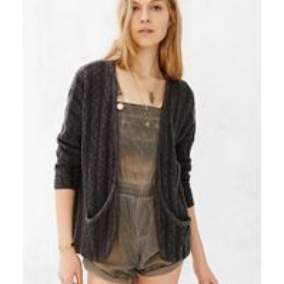Urban Outfitters Sweaters - Urban Outfitters Ecote rib knit open front sweater