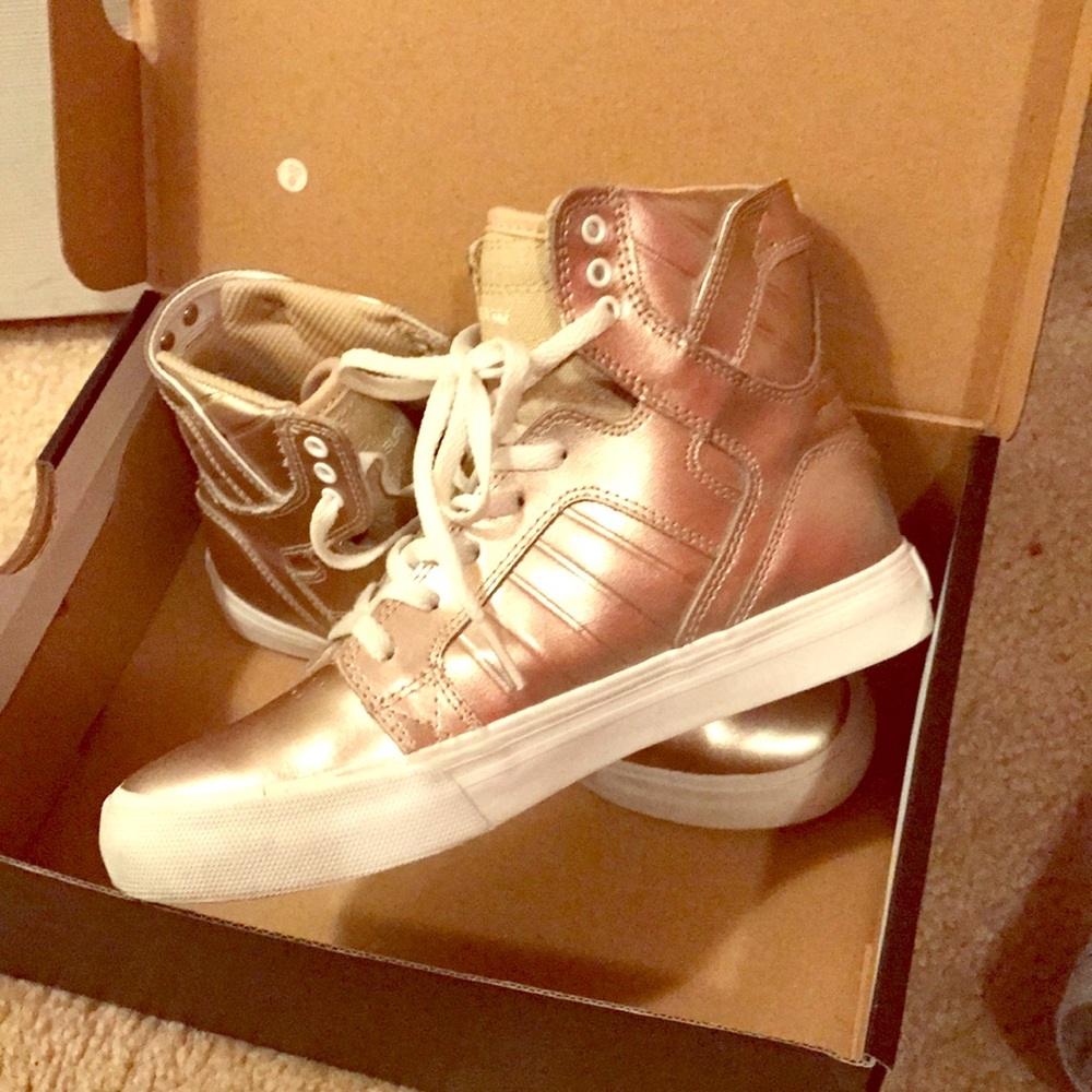 SUPRA Gold Girl High Top Sneakers