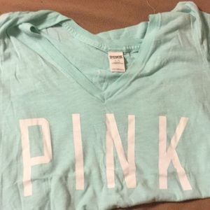 Mint pink t shirt