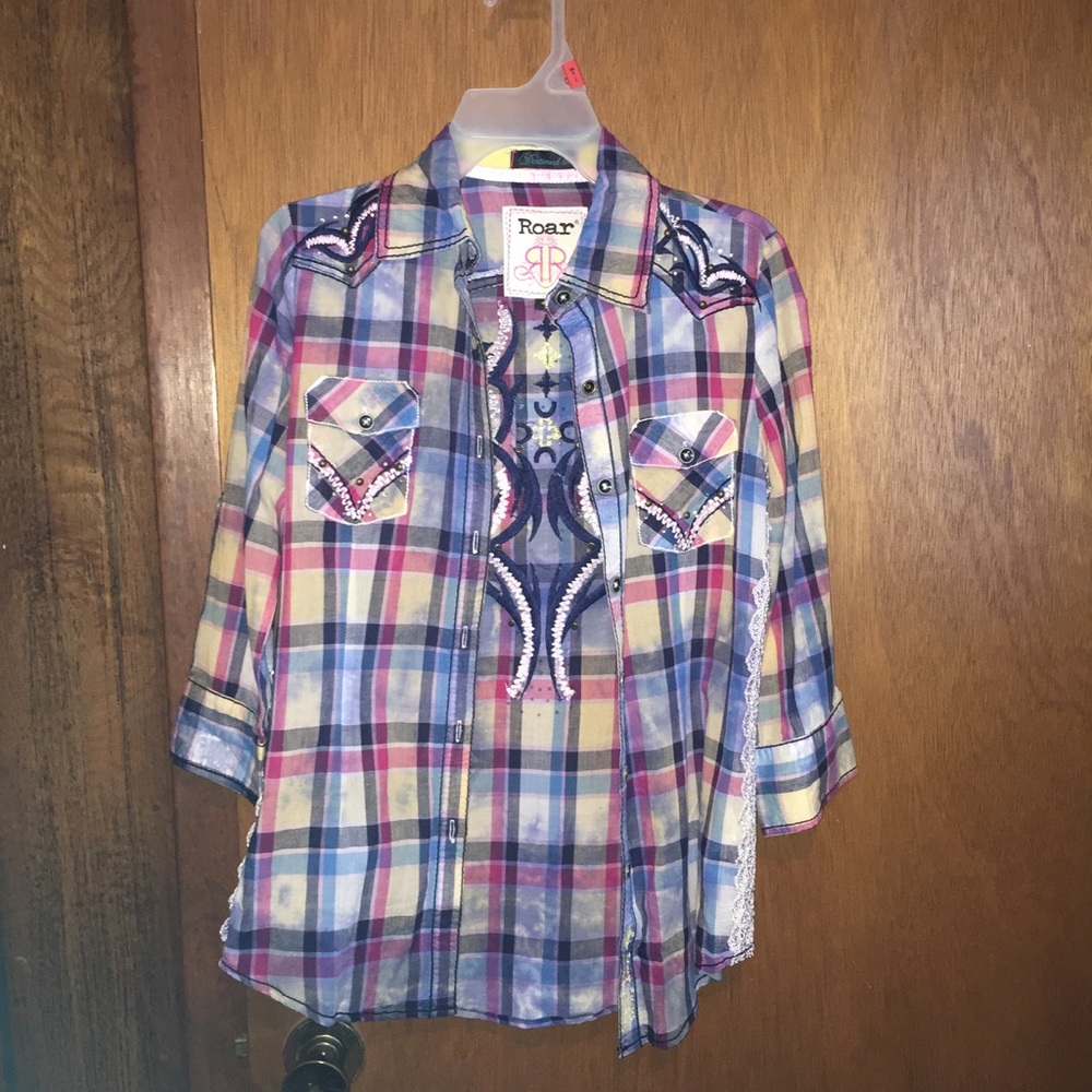 Roar Button Down Shirt