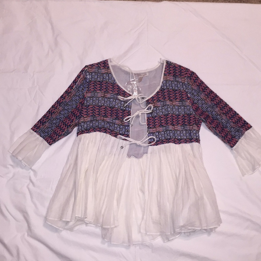 NWT Zara trf_outerwear  Peplum Blouse