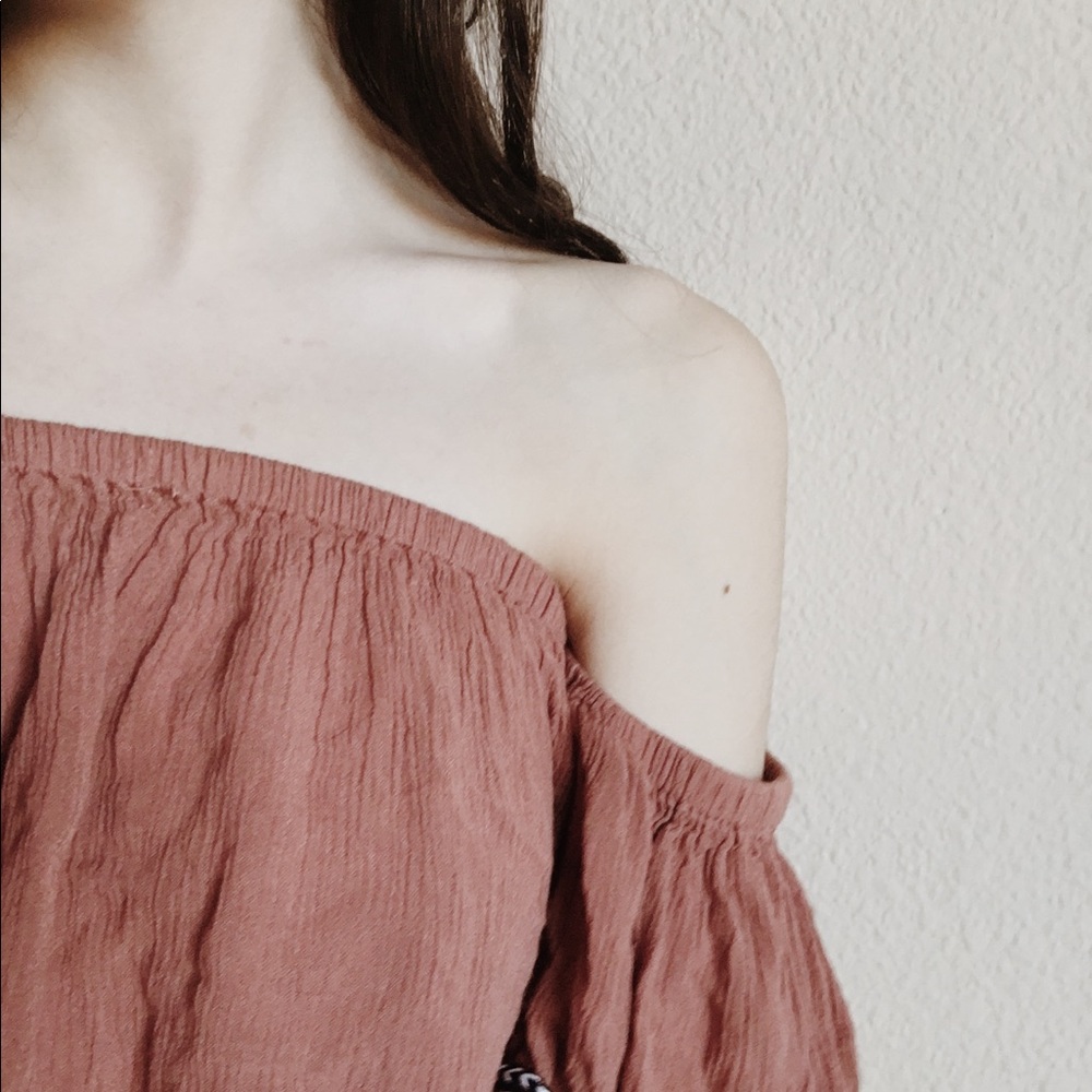 Fun off the shoulder top