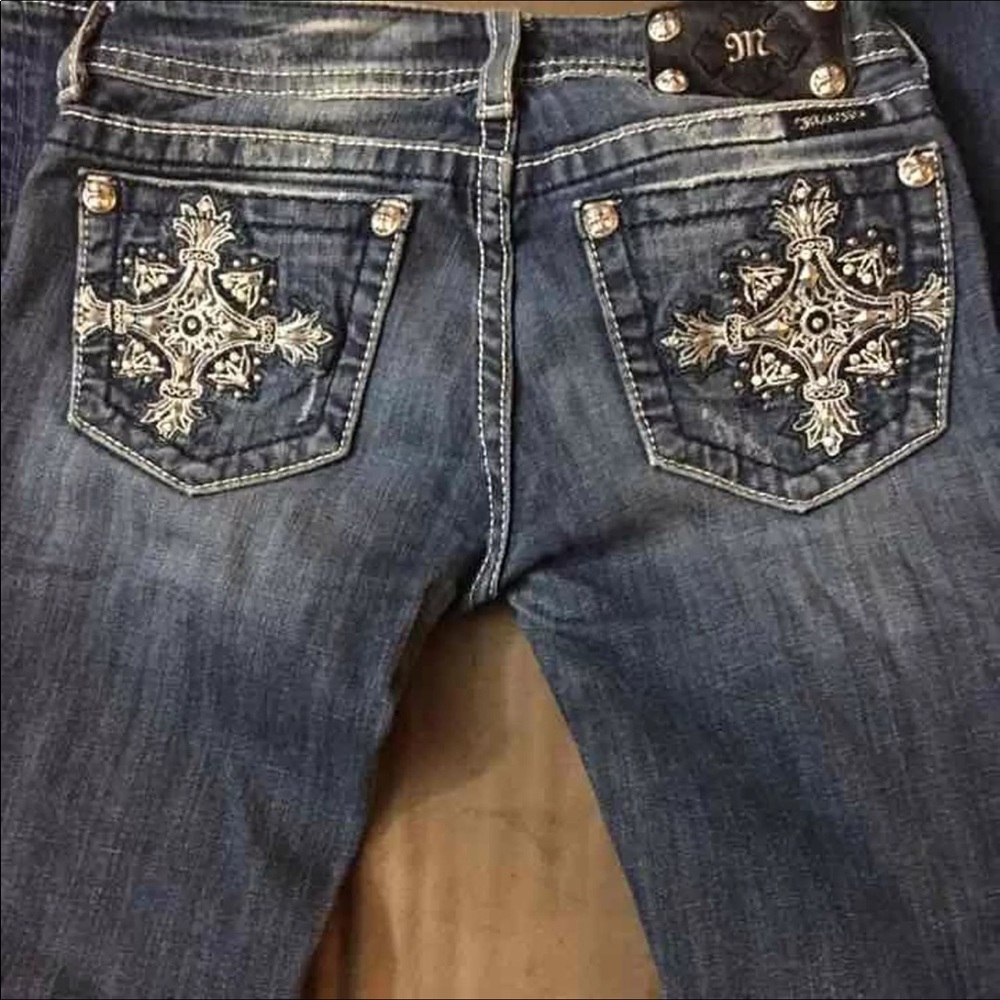 Miss me jeans Christmas snowflake Obo