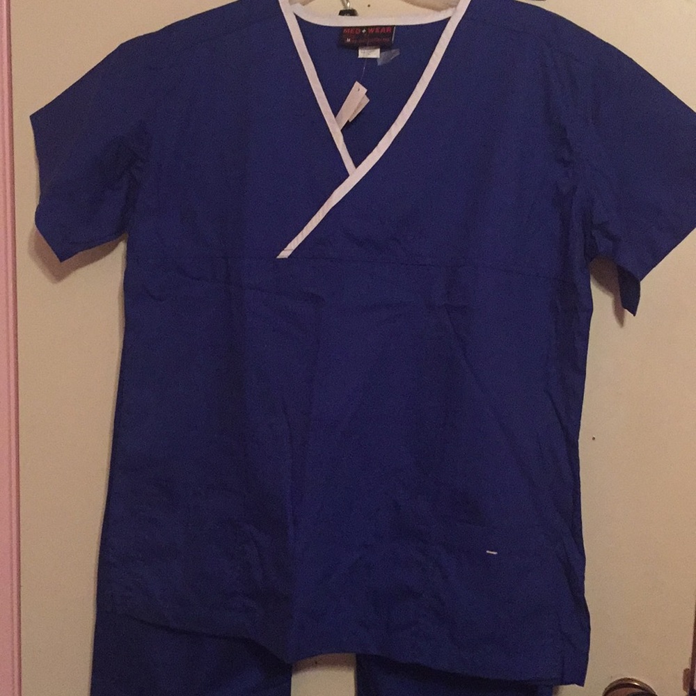 Large set of scrubs.