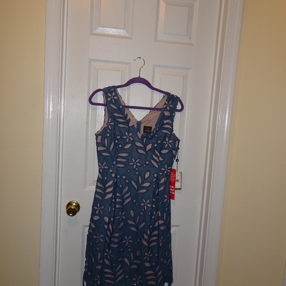 Beautiful lace dress by Adrianna Papell