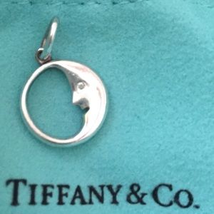 Tiffany  silver man on the moon charm
