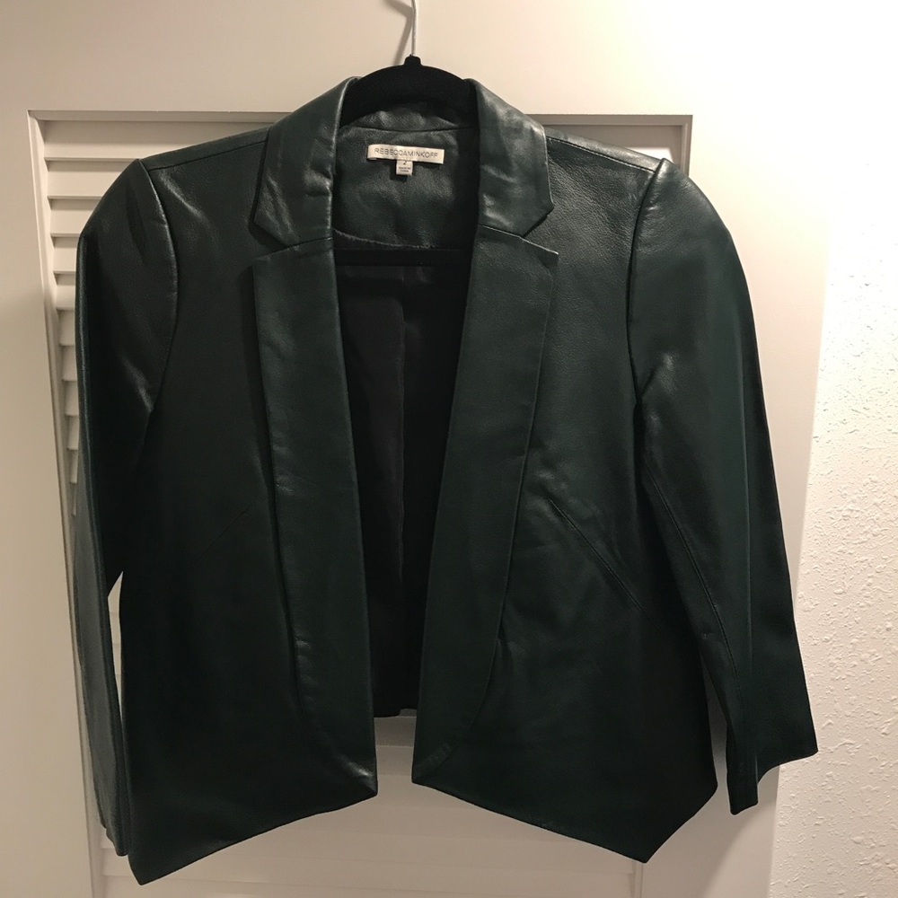 Rebecca Minkoff leather blazer