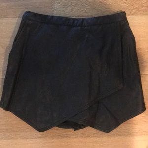 Abercrombie & Fitch leather Skort