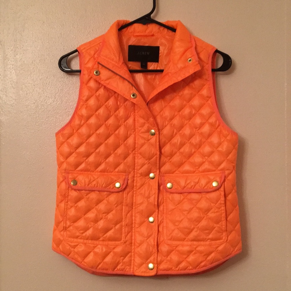 J. Crew Orange Vest