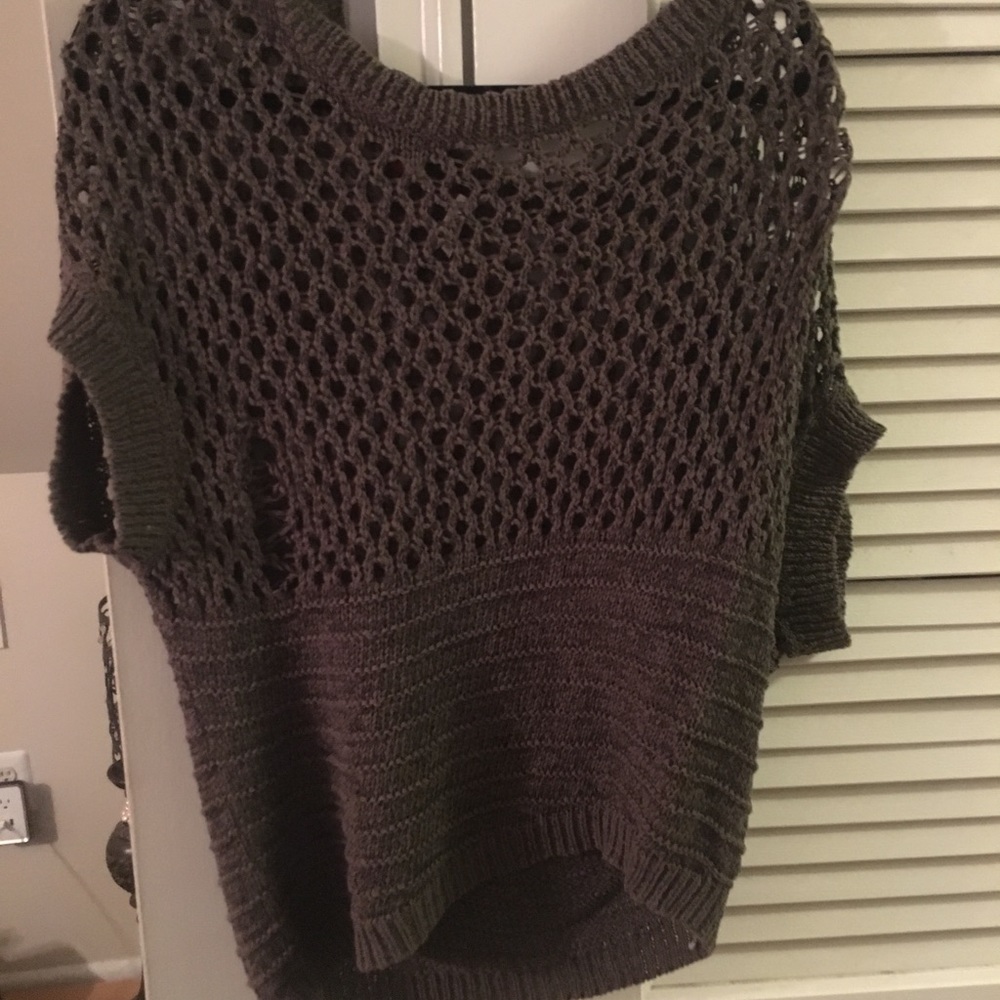 Anthropologie Green sweater