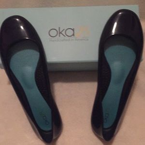 Oka B Taylor ballet flats sz 8 Sapphire