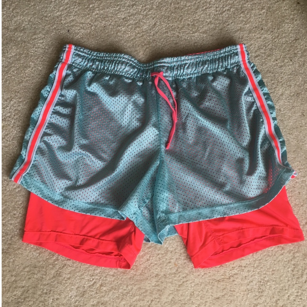 Light Blue Exercise Shorts