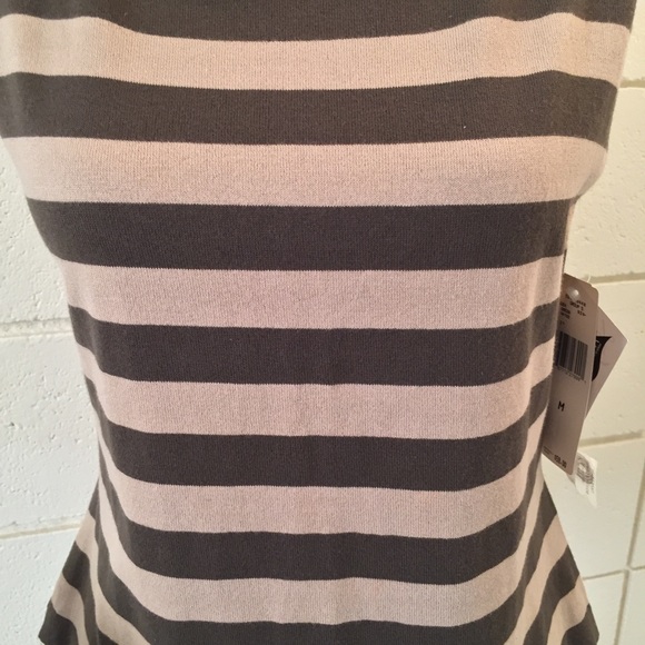 Jones New York Striped Knit Tank Size Medium - Picture 4 of 8