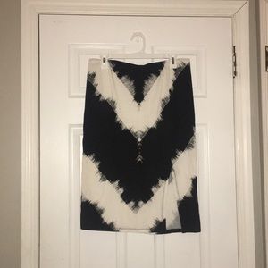 Black and White Skirt