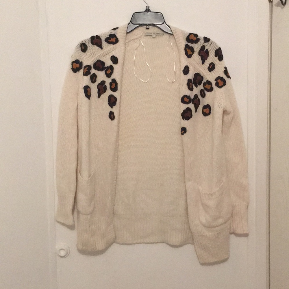 White Knit Cardigan 🌸