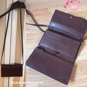 Authentic Coach wallet purse