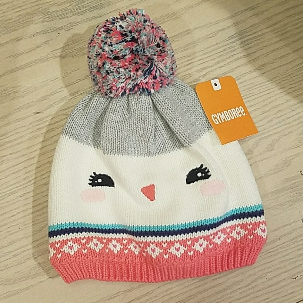 Toddlers girl pinguin beanie