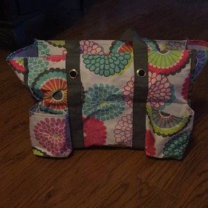 Thirty One Organizing Tote Bubble Bloom Print