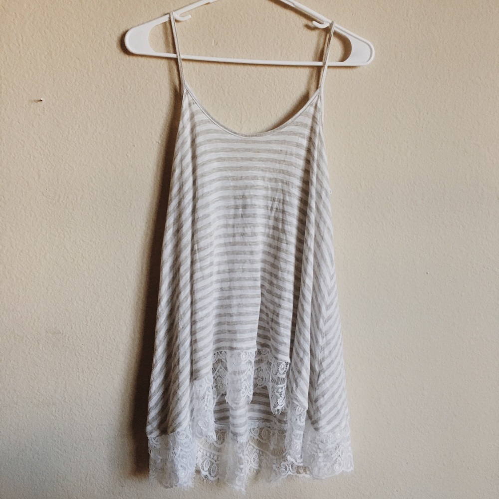 Creamy Stripe Shirt