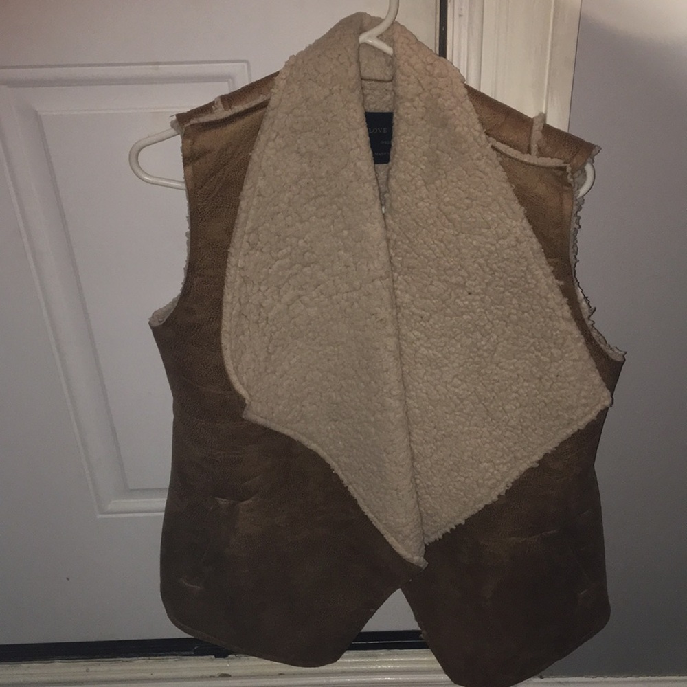 Leather vest